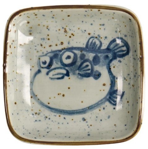 Тарелка 20608, 9 см, фарфор, grey, TOKYO DESIGN