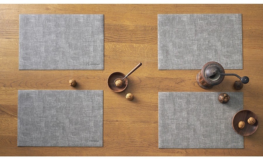 Набор из 4-х сервировочных салфеток leanera, 30х45 см, серые (76984)