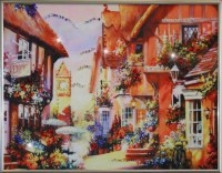 Картина Город с кристаллами Swarovski (1353)