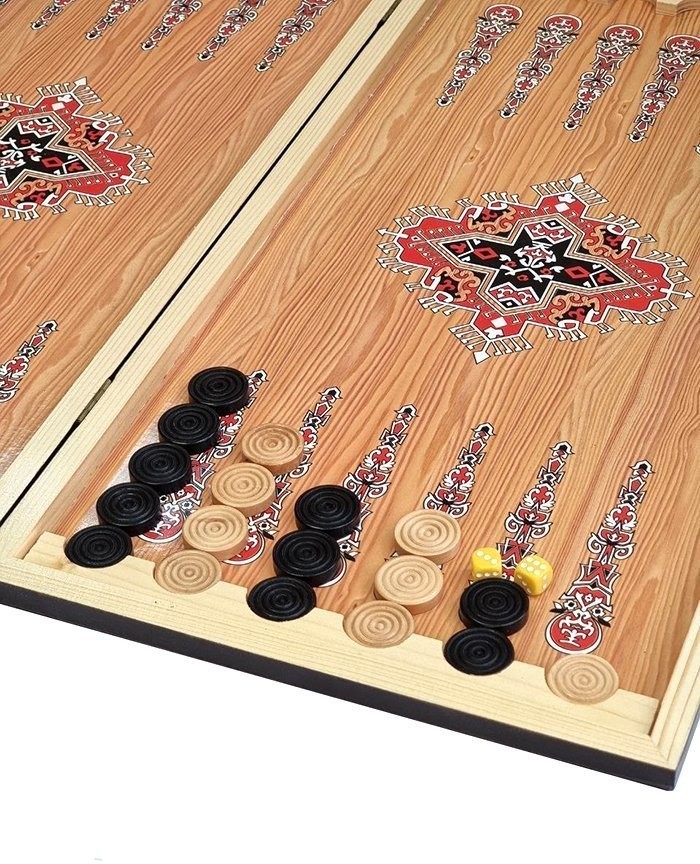 Нарды + Шашки Сирия Лев в Саванне большие (Россия, дерево, 60 см), Partida (64225)