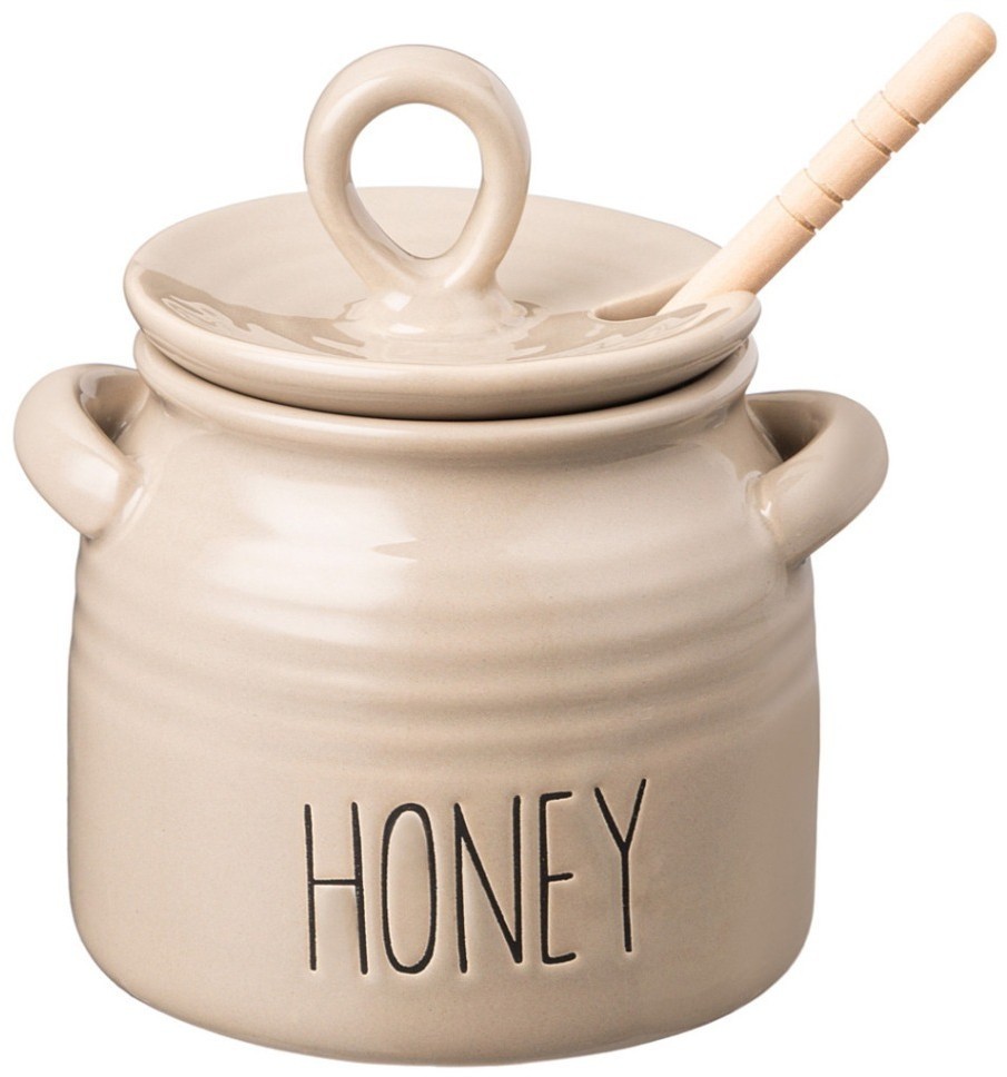 Банка для меда коллекция "crumpled", 450 мл 11х10,5х12,5 см Lefard (157-226)