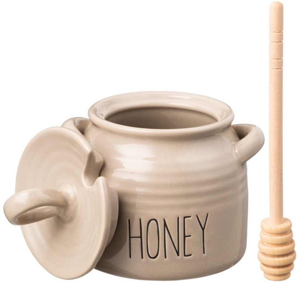 Банка для меда коллекция "crumpled", 450 мл 11х10,5х12,5 см Lefard (157-226)