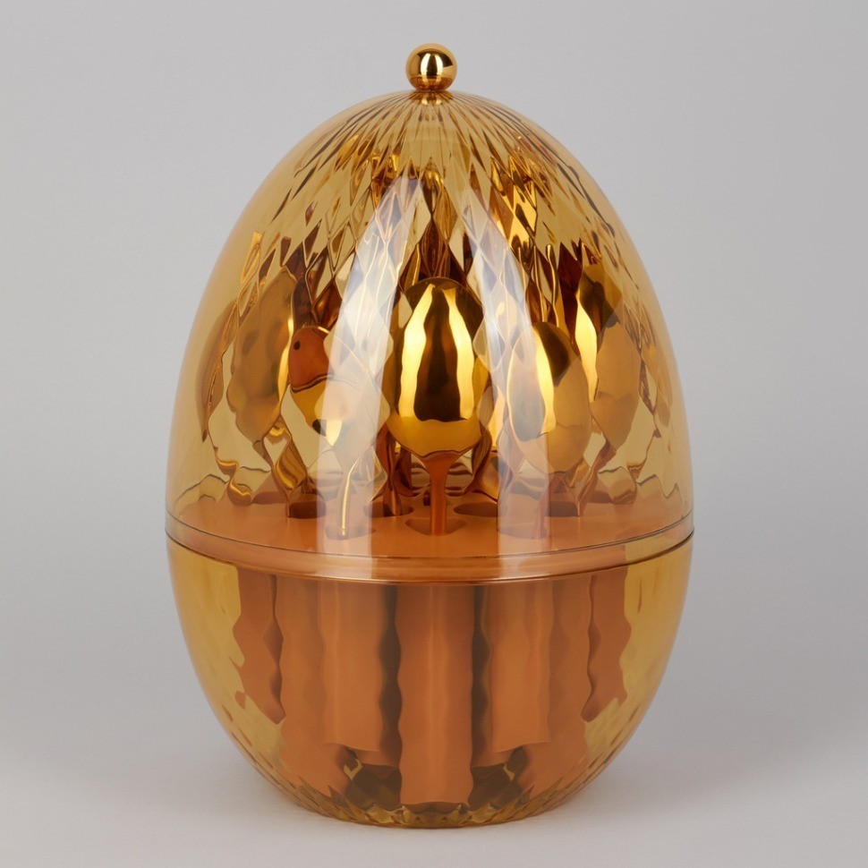 Набор столовых приборов на вращающейся подставке, 24пр., сталь 18/10, пвд покрытие Agness (922-023)