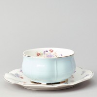 Набор для завтрака lefard &quot;времена года&quot; 2 пр. 440 мл голубой (42-561)