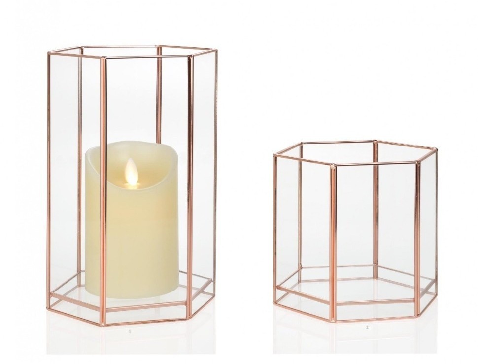 Andrea House Подсвечник Hexagon AX15177