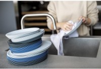 Тарелка connect, organic, D25,5 см, синяя (68395)