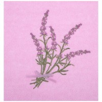 Набор полотенец из 2-х шт &quot;лаванда&quot;,50х30см, махра роз+рогожка  роз. 100% хлопок SANTALINO (850-453-87)