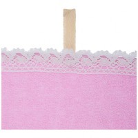 Набор полотенец из 2-х шт &quot;лаванда&quot;,50х30см, махра роз+рогожка  роз. 100% хлопок SANTALINO (850-453-87)