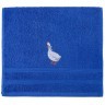 Полотенце махровое 40х70, "гусь"100%х\б, синий SANTALINO (850-330-72)