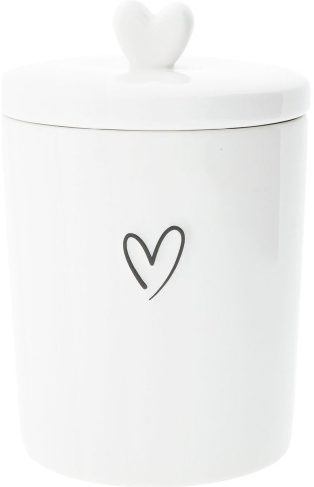 Bastion Collections Емкость для хранения White Heart малый LI/JARS SM 005 BL Heart