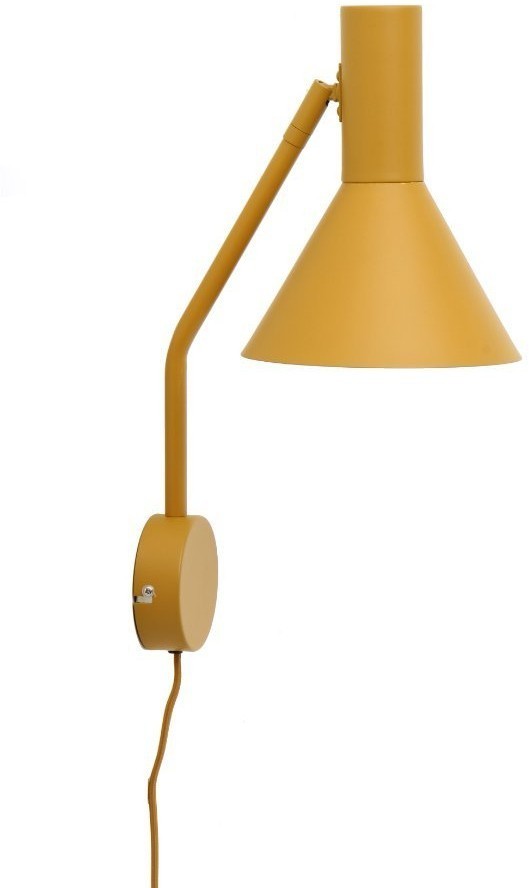 Лампа настенная lyss, 42хD18 см, миндальная матовая (67879)