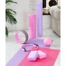 Колесо для йоги YW-101, 32 см, розовый пастель/серый (1041679)