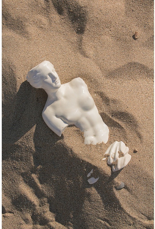 Ваза для цветов venus, 31 см, белая (75725)