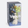 Ваза для цветов venus, 31 см, белая (75725)