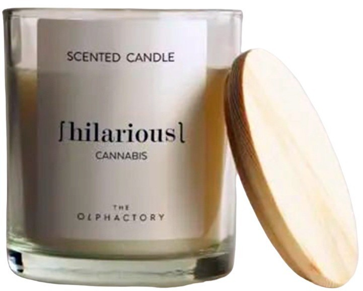 Свеча ароматическая the olphactory, hilarious, cannabis, 40 ч (78036)