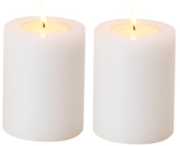 Свечи декоративные, набор из 2 шт 106945(ACC06945), пластик, white, ROOMERS FURNITURE