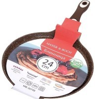 Блинница алюм 24 см мрам/п бак/руч Mayer&amp;Boch (30749)