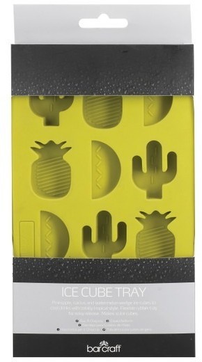 Силиконовая форма для кубиков льда TROPICAL 22x13x2 см  BarCraft BCICETROPIC