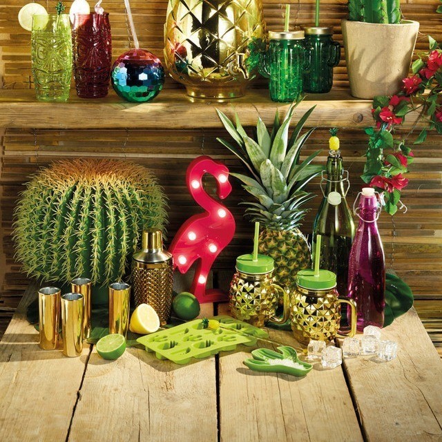 Силиконовая форма для кубиков льда TROPICAL 22x13x2 см  BarCraft BCICETROPIC