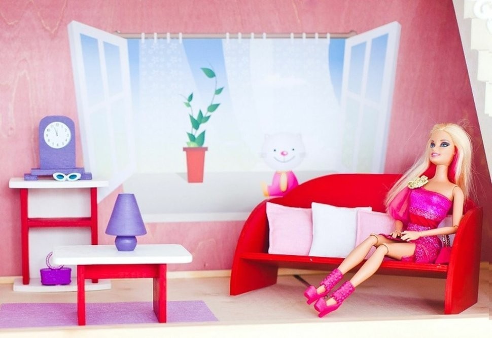 Набор текстиля для розовых домиков серии "Вдохновение" (PDA315)
