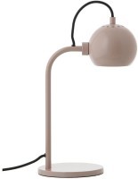 Лампа настольная ball, 24х34 см, пудровая глянцевая (72998)