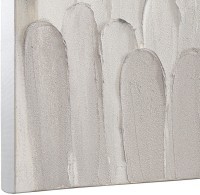 Панно декоративное с ручной росписью by feel, 140х70 см, черно-белое (76485)