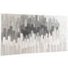 Панно декоративное с ручной росписью by feel, 140х70 см, черно-белое (76485)
