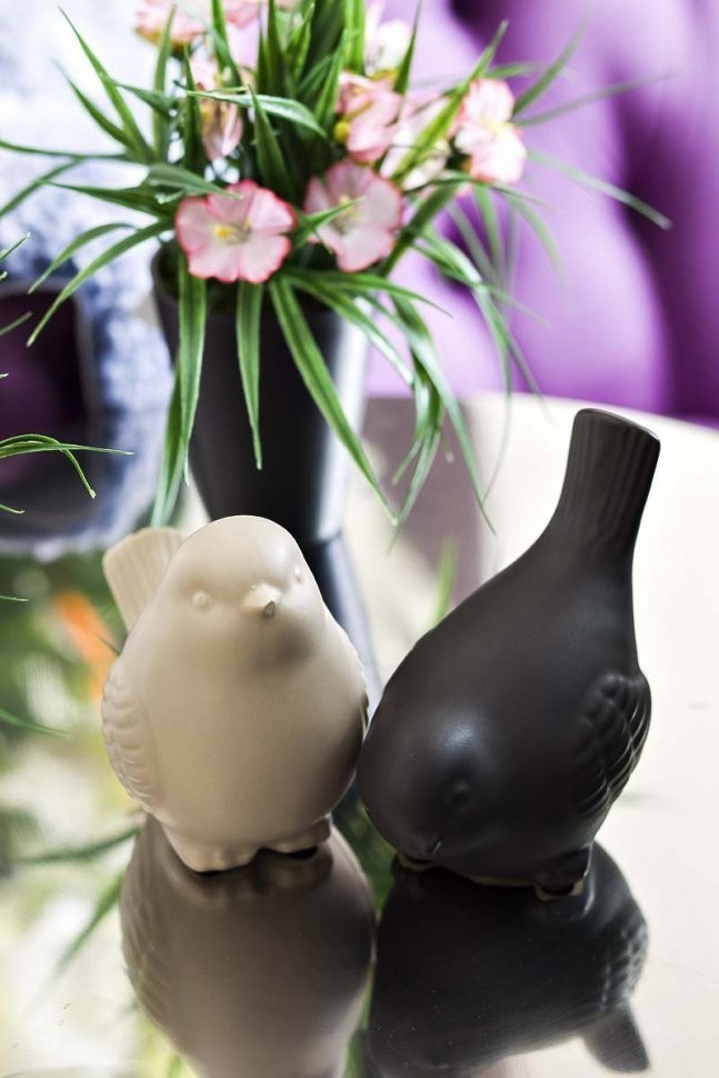 Статуэтка "Птичка" бежевая 12,5*7,5*10,5 (00002690)