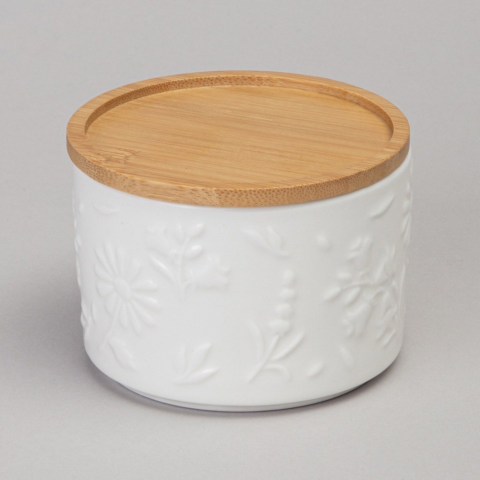 Набор банок lefard "flowers story" с дерев. крышкой 2 шт. 9*6,5 см 225 мл (474-245)