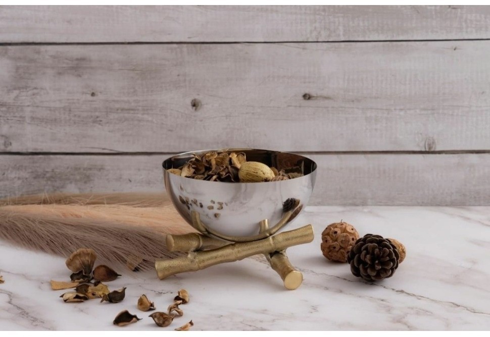 Чаша "Байкал" под бамбук (алюминий) VY014BBBA