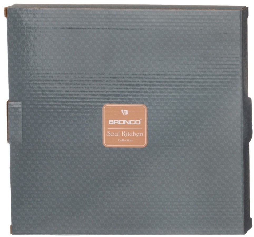 Доска сервировочная bronco "soul kitchen" 27 см серая (189-389)