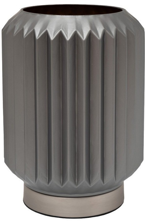 Лампа настольная серое дымчастое стекло d16,5*h25см (TT-00012411)