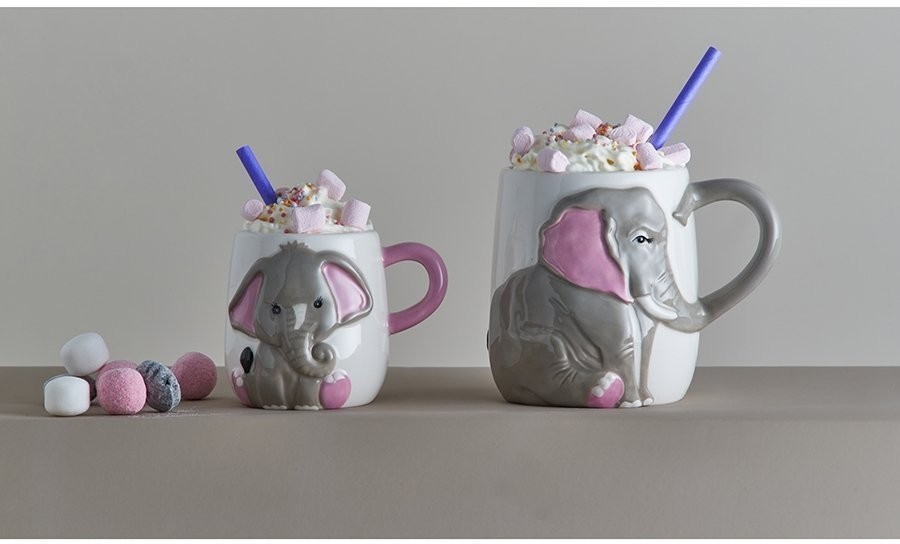 Набор из 2 кружек elephant, 405 мл и 195 мл (72989)