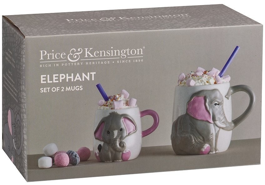 Набор из 2 кружек elephant, 405 мл и 195 мл (72989)