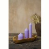 Свеча декоративная цвета лаванды из коллекции edge, 16,5см (75054)
