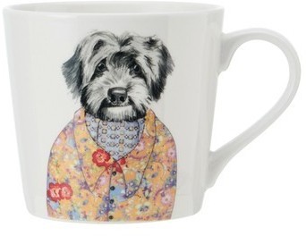 Кружка фарфоровая  Mikasa Tipperleyhill с принтом собаки 380 мл MKTIPPMUGCPOO