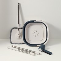 Швабра со складным ведром compact mop (79041)