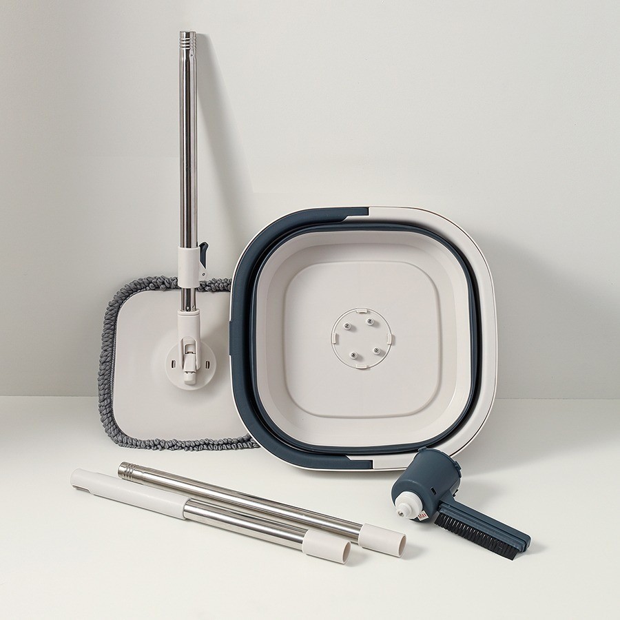 Швабра со складным ведром compact mop (79041)