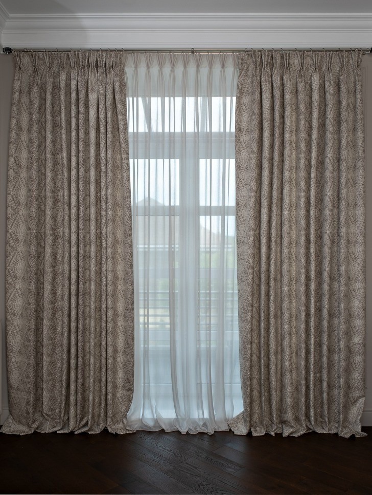 Портьера Serpente золотая 300*260 (TT-00015739)