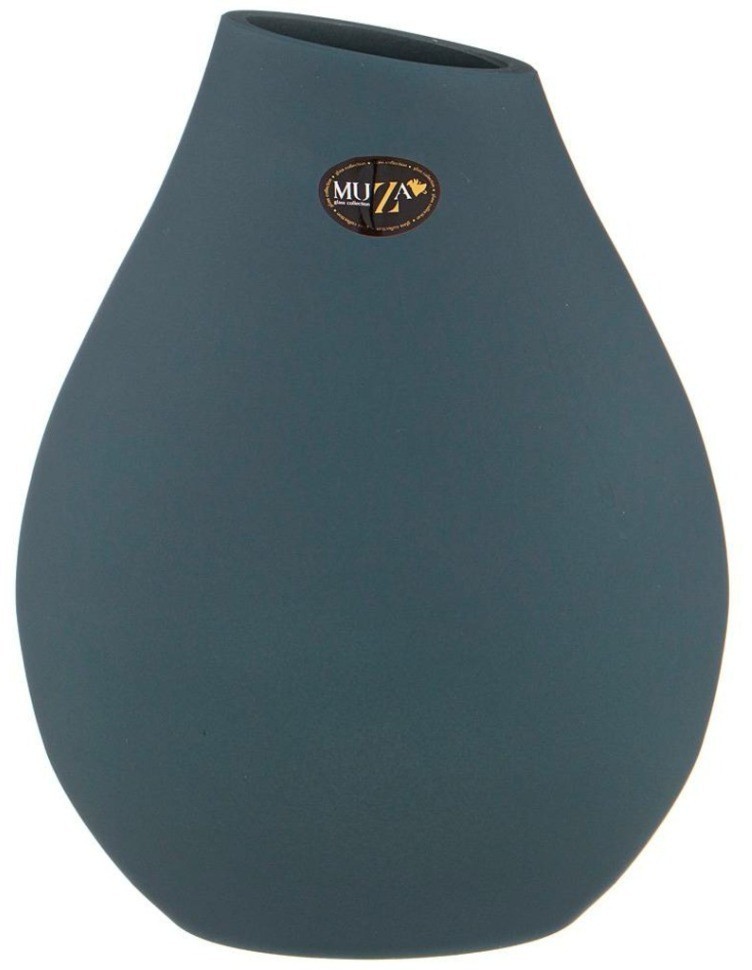 Ваза "eva satin sky" высота 19 см Muza (380-866)