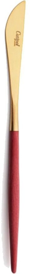 Нож столовый GO.03RGB, нержавеющая сталь 18/10, композитный материал, red, gold, CUTIPOL