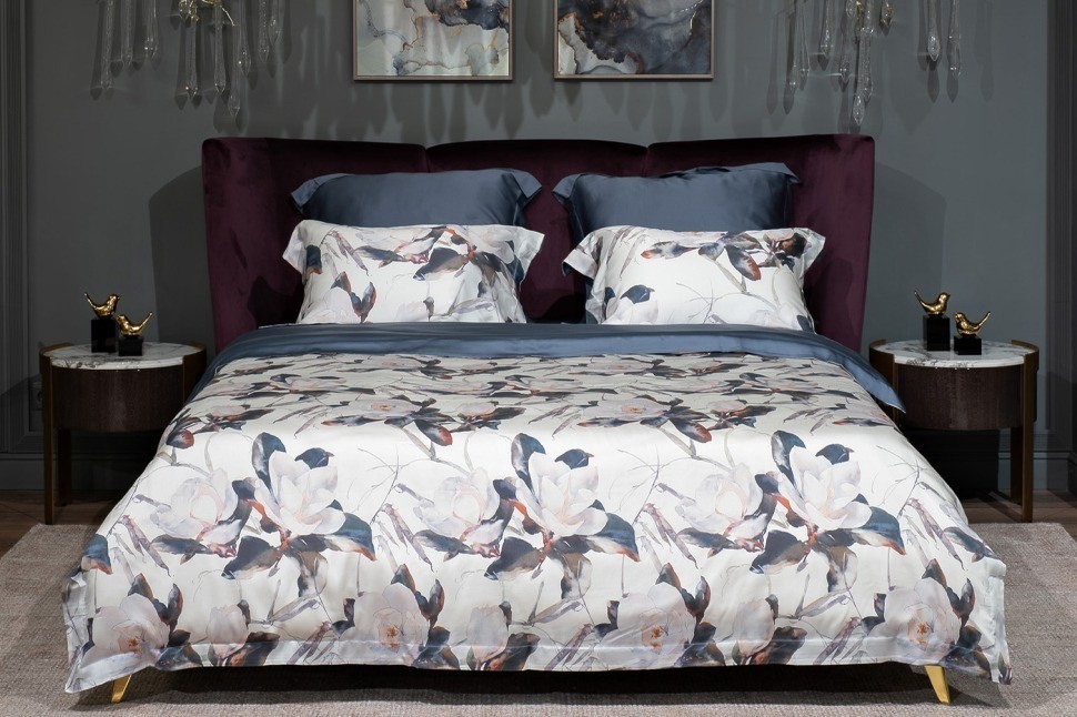 Пододеяльник Сопрано магнолия синий 145*210 (TT-00010424)