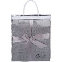 Плед &quot;косы. серый пепел&quot; 150*200 см. SANTALINO (981-037)