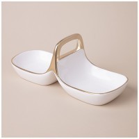 Менажница 2 секции 27х10,5х11 см Lefard (763-150)