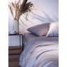 Простыня из премиального сатина светло-серого цвета из коллекции essential, 180х270 см (79838)