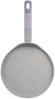 Сковорода блинная с антипригарным покрытием pfluon marble, 24*4,3 см Agness (902-125)
