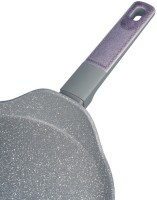 Сковорода блинная с антипригарным покрытием pfluon marble, 24*4,3 см Agness (902-125)