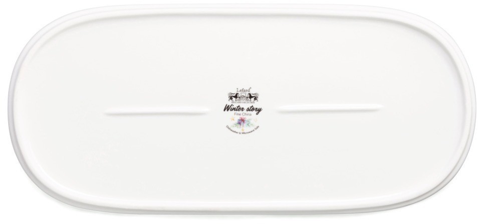 Блюдо овальное lefard "winter story" 34*14,5 см (425-275)
