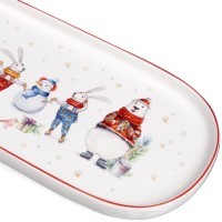 Блюдо овальное lefard &quot;winter story&quot; 34*14,5 см (425-275)
