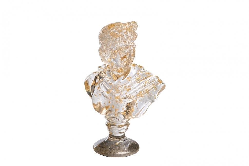 Статуэтка "Античный бюст" прозрачная 18*11*30см (TT-00008888)